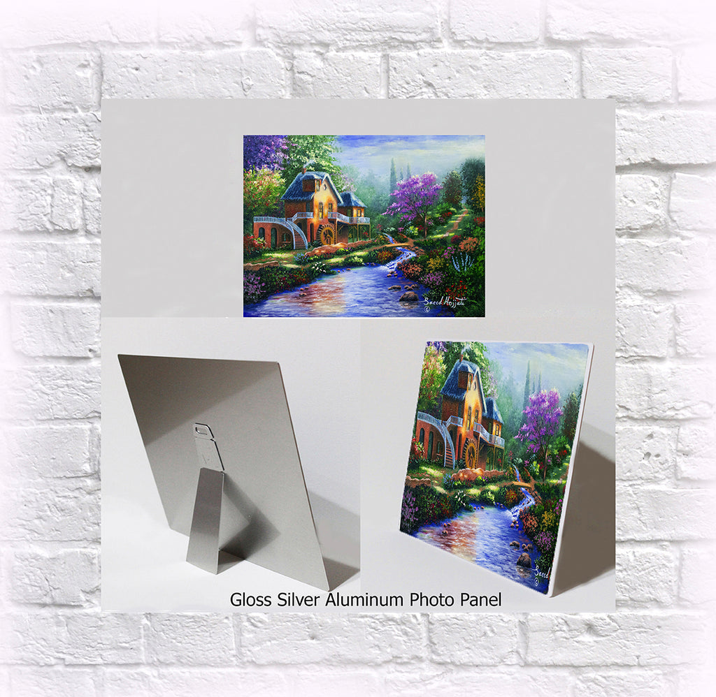 NEW ITEM! 8" X 10" ALUMINUM ART PANEL " A Simpler Time"