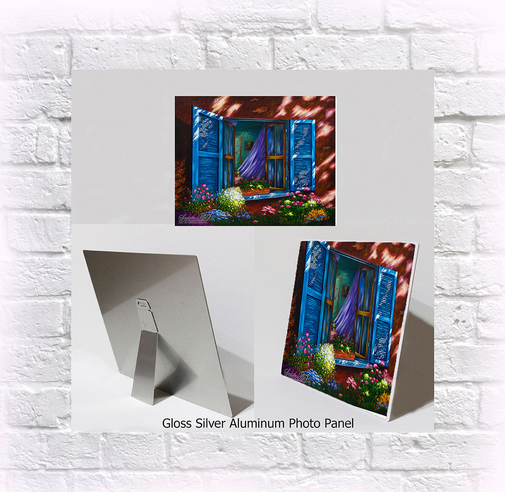 NEW ITEM! 8" X 10" ALUMINUM ART PANEL " Blowing in the Wind"