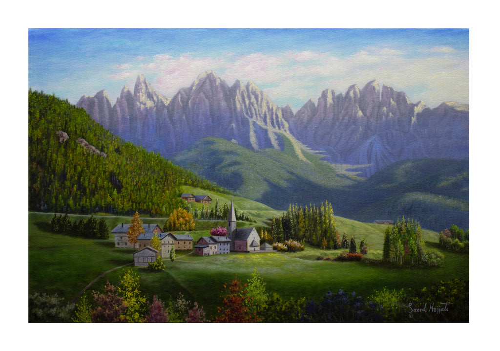 Beauty of Santa Maddalena, Switzerland