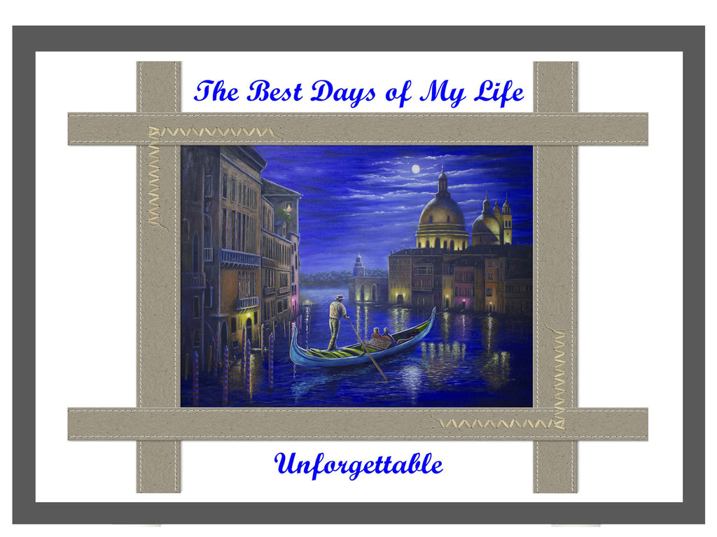 Greeting Card Plaque - The Best Day of My Life