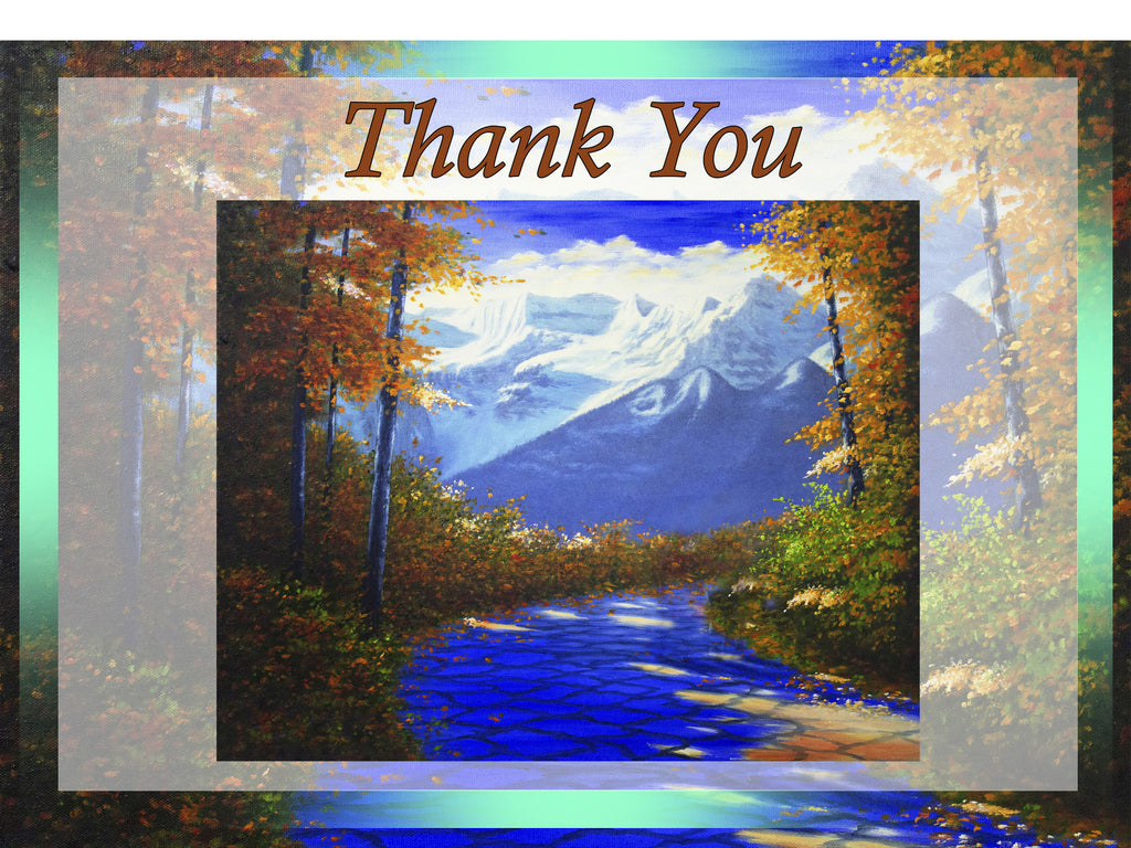 Greeting Card Plaque - Thank You