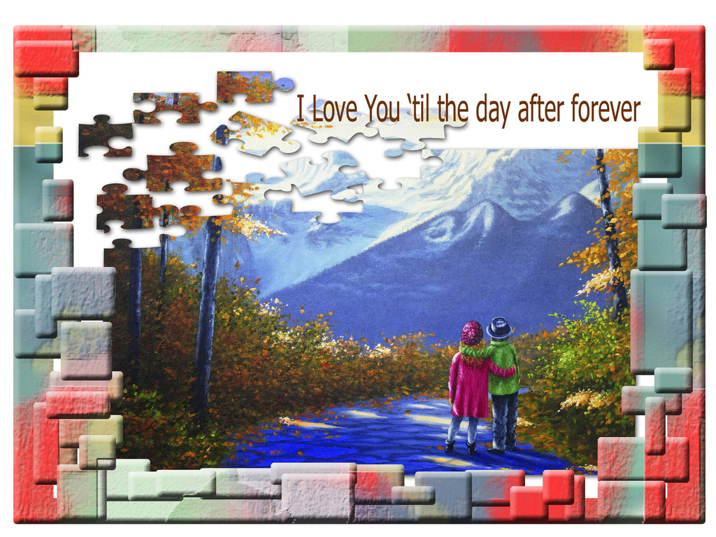 Greeting Card Plaque - I Love You Til the Day After Forever