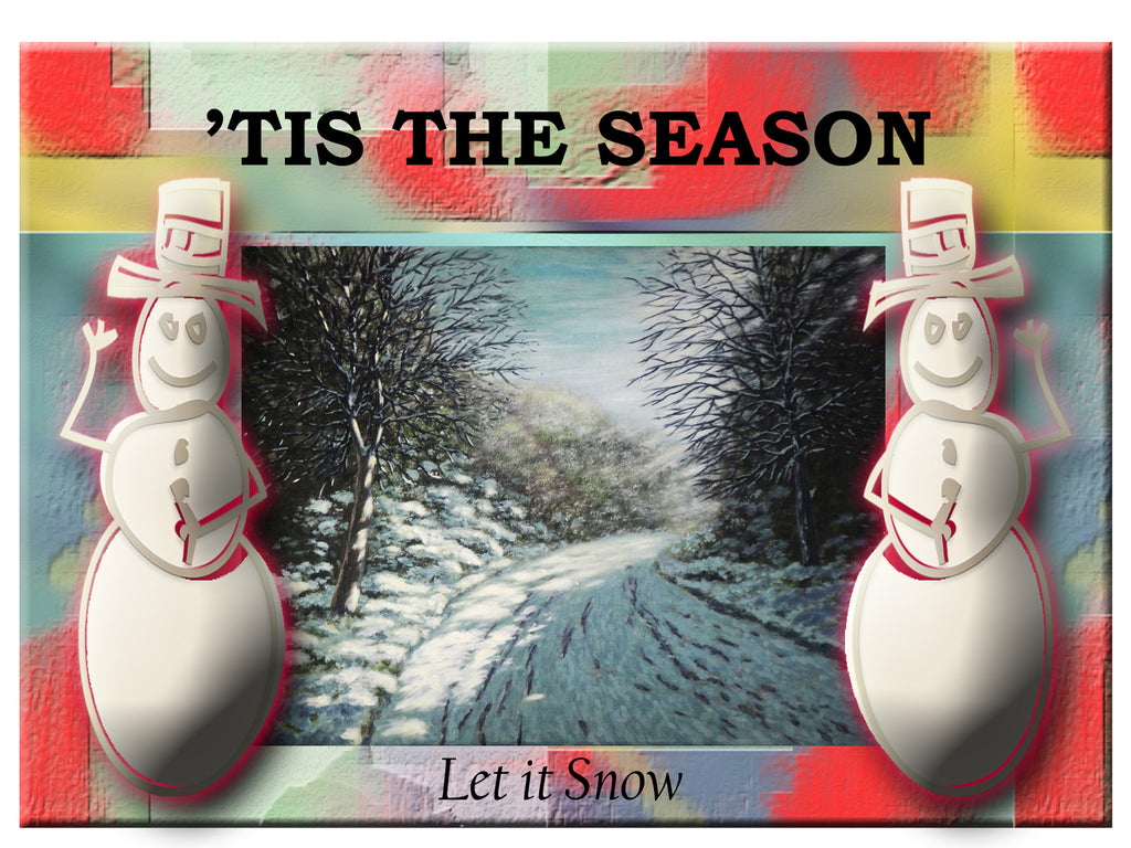 Greeting Card Plaque - Tis the Season