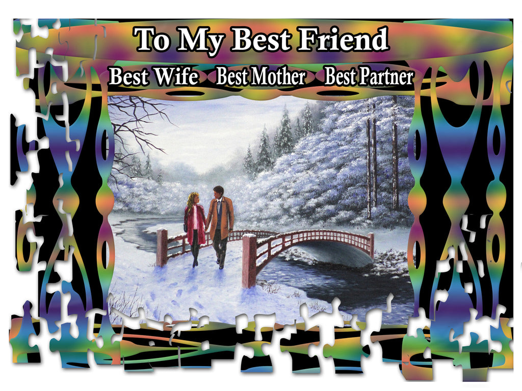 Greeting Card Plaque - To My Best Friend, Best Wife, Best Mother, Best Partner