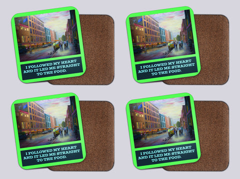 Coasters with Cork #37 "A Day in Quebec" with quote