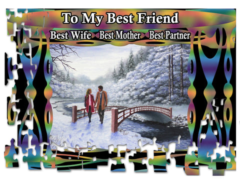 Greeting Card Plaque - To My Best Friend, Best Wife,  Best Mother, Best Partner